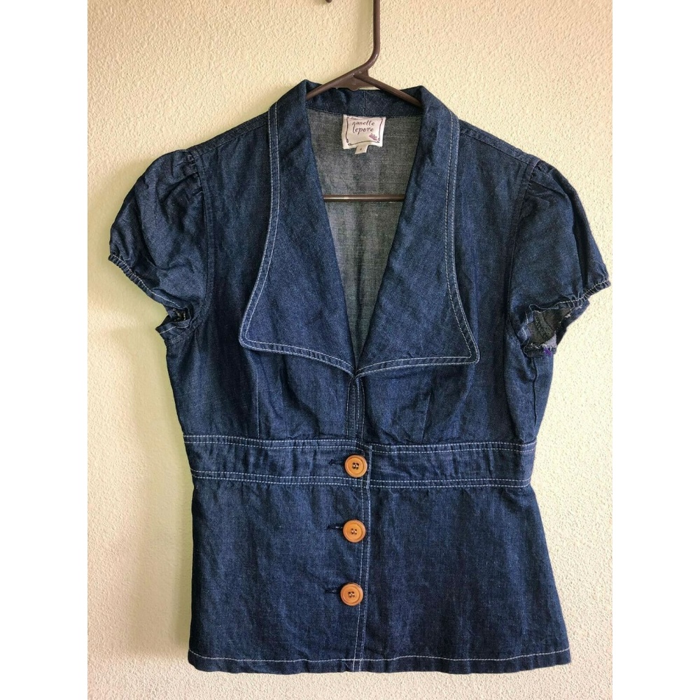 Nanette Lepore Women's Button-Down Shirt Size 8